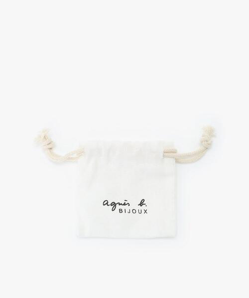 agnes b. イヤリング H922 ロゴ イヤーカフ ”Iconic” レディース