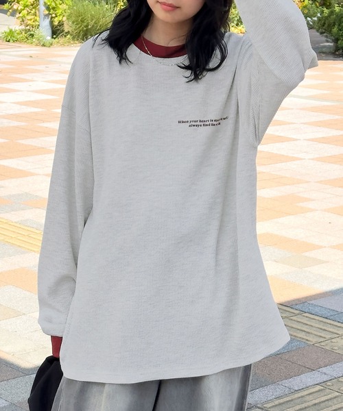 MONO-MART tシャツ Tシャツ グラフィックリンガー/ラグラン