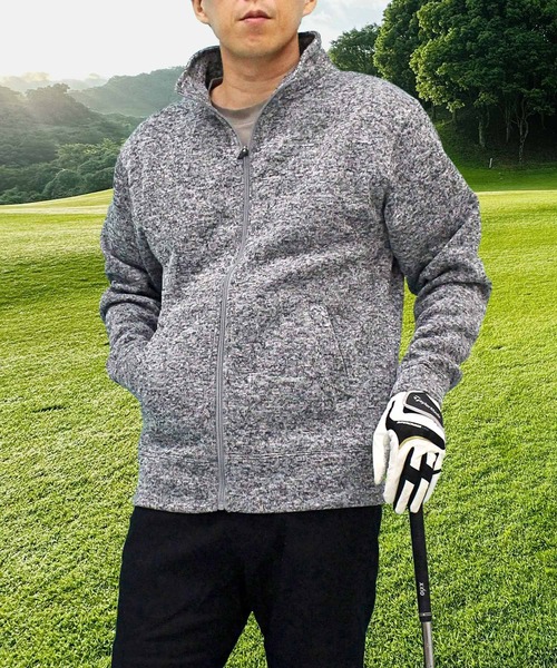 TopIsm（トップイズム） ゴルフ ゴルフウェア 裏起毛ニットフリース