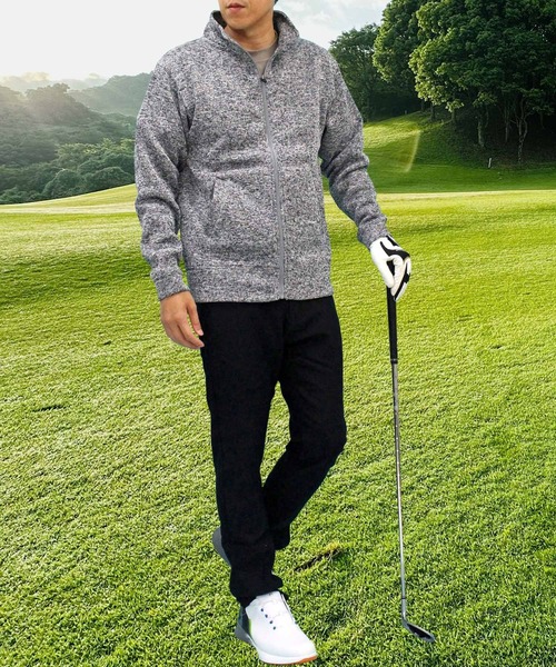 TopIsm（トップイズム） ゴルフ ゴルフウェア 裏起毛ニットフリース