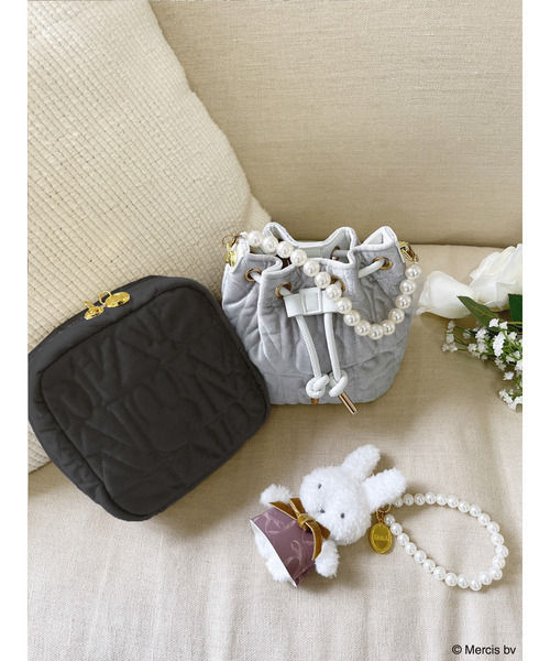 MIIA（ミーア） ショルダーバッグ バッグ miffy ベロアキルティング