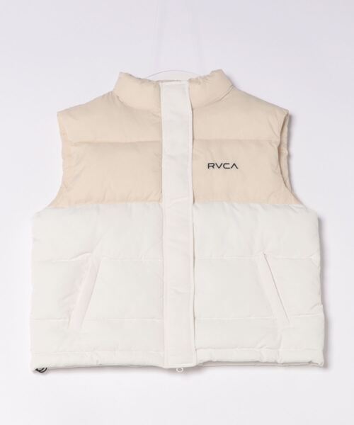 ベスト ジレ RVCA レディース RVCA PUFFER VEST ベスト/ルーカバックプリントロゴベスト レディース RVCA ベスト ジレ レディース PUFFER VEST ベスト/ルーカバック