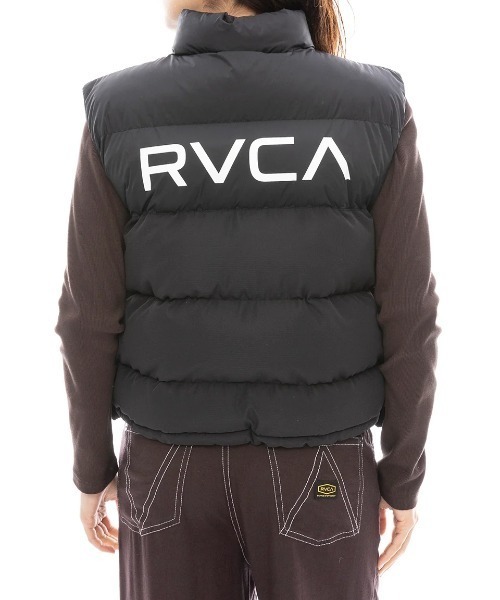 ベスト ジレ RVCA レディース RVCA PUFFER VEST ベスト/ルーカバックプリントロゴベスト レディース RVCA ベスト ジレ レディース PUFFER VEST ベスト/ルーカバック