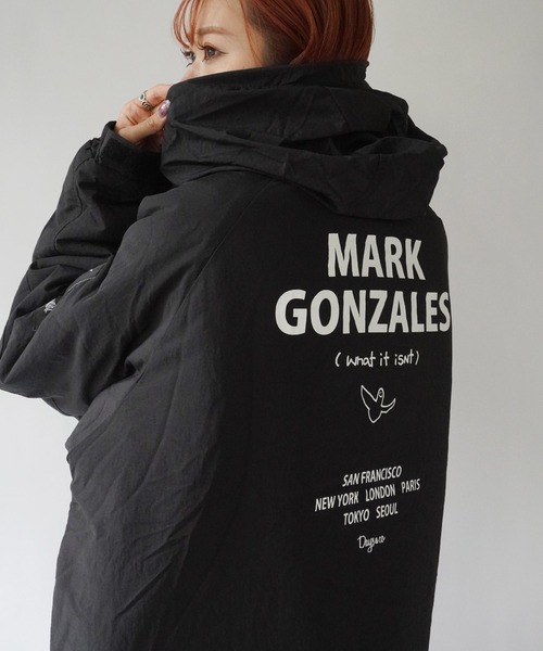 未使用タグ付き　訳あり　プランテーション　Mサイズ　コットン　ジャケット　シャツ What it isNt）ART BY MARKGONZALES ナイロンジャケット 「 当店