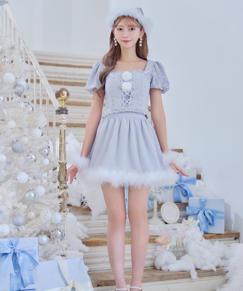 sugar nine コスプレ セットアップリボンサンタコスプレ「サンタコス 5