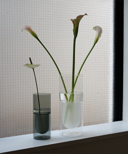 花瓶 amabro DW VASE アマブロ ダブルウォール ベース フラワーベース 花瓶 Lの画像