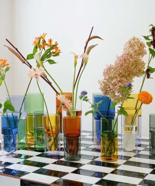 花瓶 amabro DW VASE アマブロ ダブルウォール ベース フラワーベース 花瓶 Lの画像