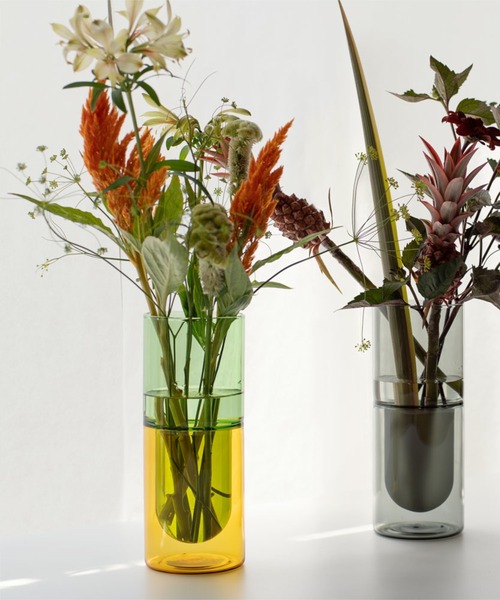 花瓶 amabro DW VASE アマブロ ダブルウォール ベース フラワーベース 花瓶 Lの画像