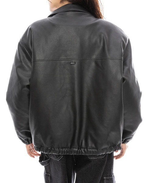 RVCA（ルーカ） ブルゾン アウター レディース MINI RVCA ECO LEATHE