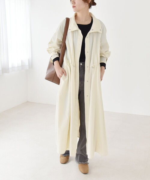 quaranciel コート アウター quaranciel:「洗濯機可能」ライト