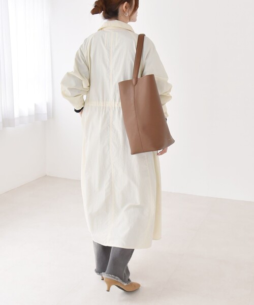 quaranciel コート アウター quaranciel:「洗濯機可能」ライト