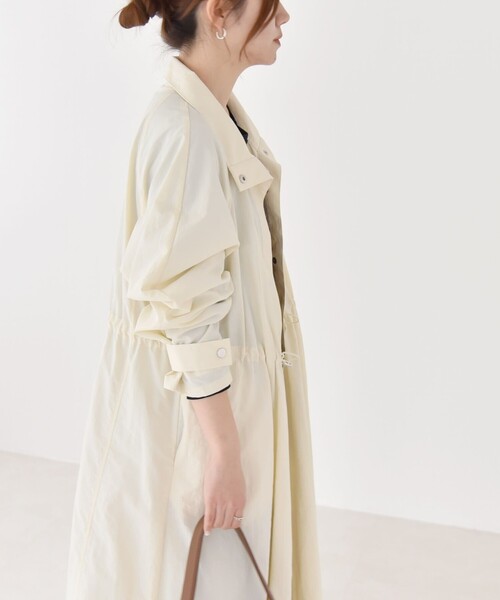 quaranciel コート アウター quaranciel:「洗濯機可能」ライト