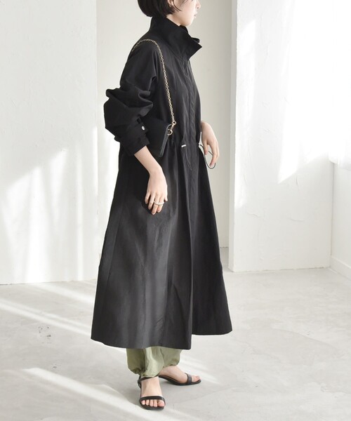 quaranciel コート アウター quaranciel:「洗濯機可能」ライト