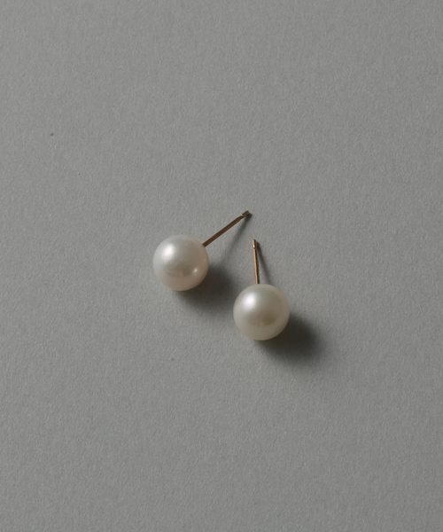 Lilas アコヤパール7mmピアス K10（両耳） Lilas ピアス アコヤパール7mmピアス K10（両耳） レディース