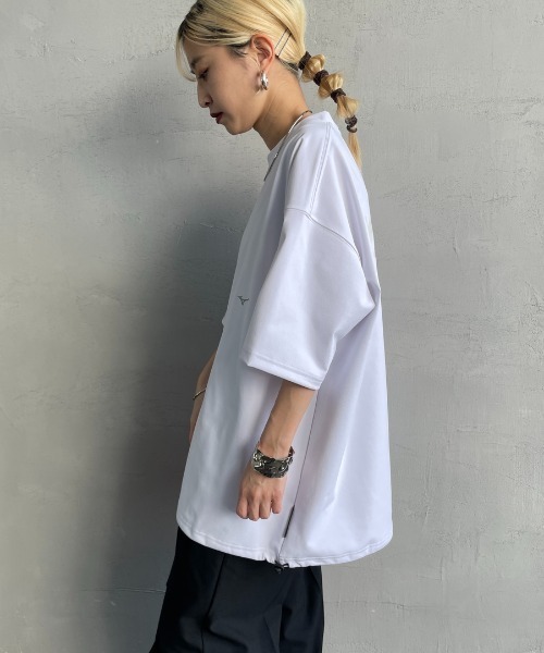 MIZUNO（ミズノ） tシャツ 別注 ドローコード付き バックプリントT