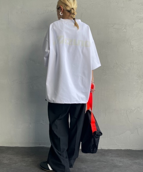 MIZUNO（ミズノ） tシャツ 別注 ドローコード付き バックプリントT