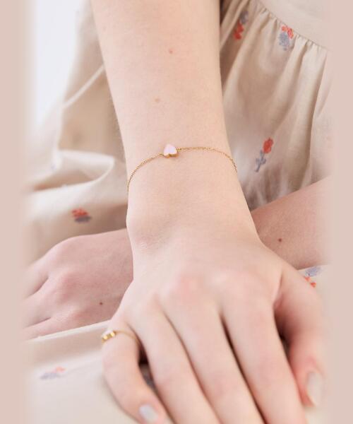 To b. by agnes b.◆WX25 BRACELET ミニハートブレスレット To b. by agnes ブレスレット WX25 BRACELET ミニハート