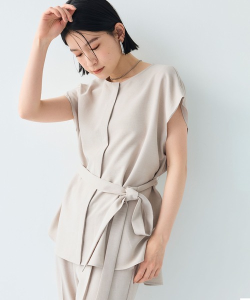 croth&cross リネンブラウス リネン2way Tブラウス｜nest Robe / CONFECT ONLINE SHOP