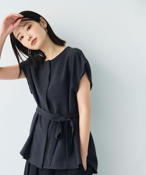 croth&cross リネンブラウス リネン2way Tブラウス｜nest Robe / CONFECT ONLINE SHOP