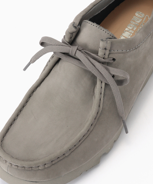 靴 Clarks originals NEW Men Clarks Originals Wallabee Textile Blue multicolour