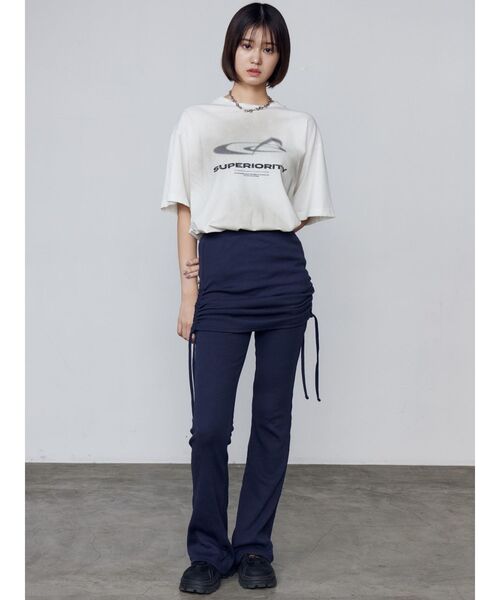 EMODA tシャツ アートグラフィックオーバーTシャツ レディース