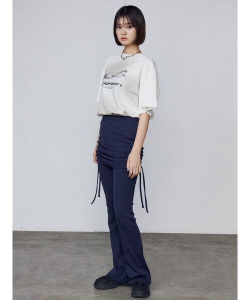 EMODA tシャツ アートグラフィックオーバーTシャツ レディース