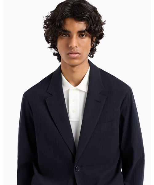 【希少Lサイズ 現行】アルマーニエクスチェンジ ストレッチ テーラードジャケット ARMANI EXCHANGE ジャケット テーラードジャケット 「A|X