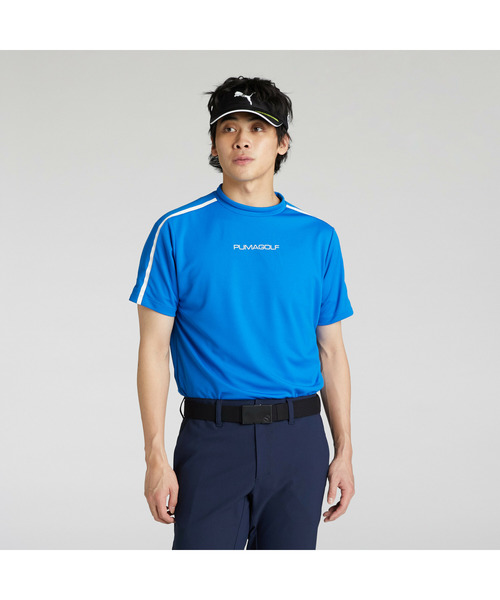 PUMA（プーマ） tシャツ メンズ ゴルフ SB ライン スリーブ モック