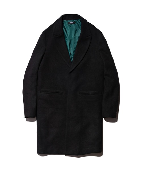 glambネイビー チェスターコート サイズ3 glambネイビー チェスターコート サイズ3