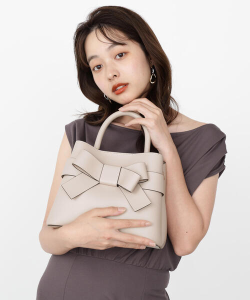 新品✨タグ付き♪プロポーションボディドレッシング　バッグ  大特価‼️ フロントリボンバッグミニ | PROPORTION BODY DRESSING