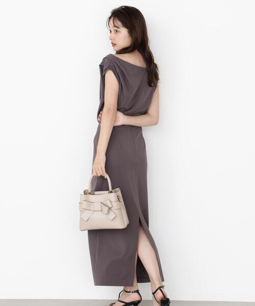 【PROPORTION BODY DRESSING】ショルダーリボンセットアップ PROPORTION BODY DRESSING】ショルダーリボンセットアップ