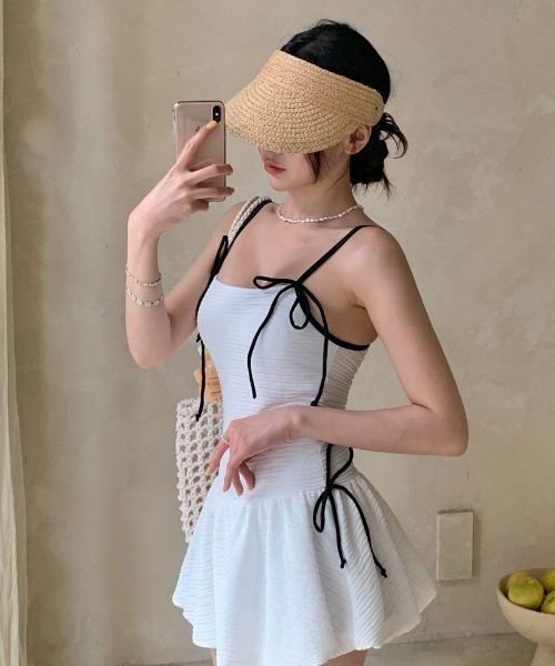 水着 バルーンスカート ワンピース水着 レディース : ZOZOTOWN Yahoo