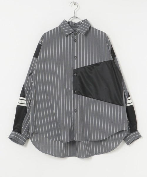 masterkey ストライプシャツ　サイズ1 masterkey（マスターキー） シャツ master key OLYMPIAN SHIRTS メンズ