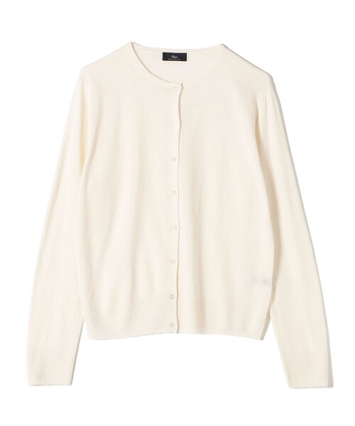 SHIPS for women / シップスウィメン SHIPS Primary Navy Label:シルク リネン ハイ ボタン カーディガン SHIPS｜SHIPS Primary Navy Label:シルク リネン ハイ ボタン