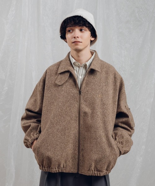 MUHET（ミュエータ） ジップアップブルゾン X-LARGE ベージュ