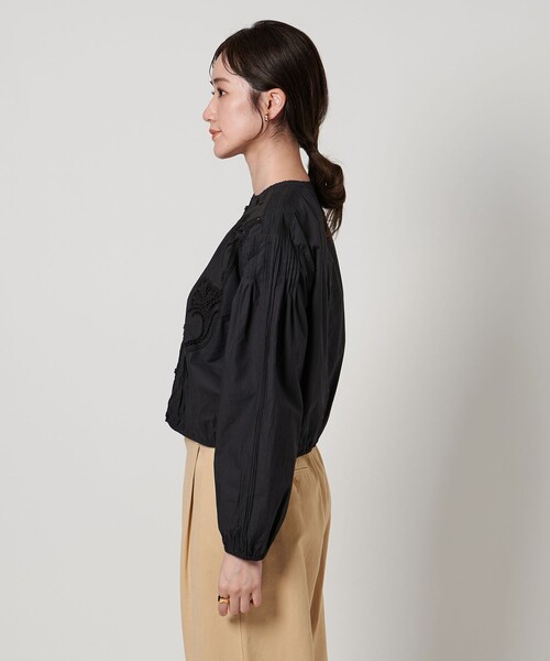 UNITED ARROWS｜ポプリン エンブロイダリー ブラウス | Rakuten