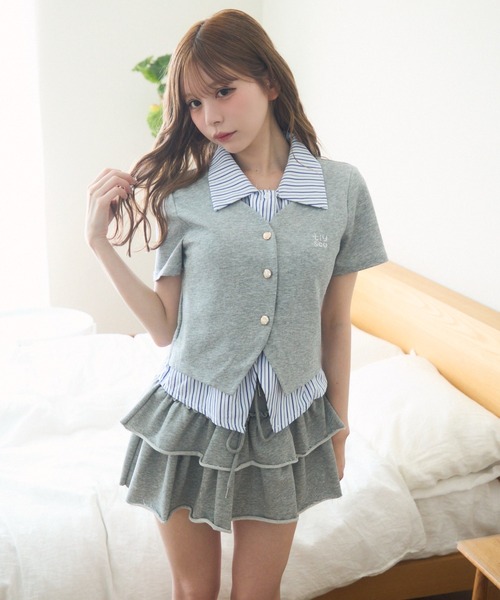 tシャツ layered set tee レディース セール】layered set tee（Tシャツ/カットソー）｜LAATO（ラート