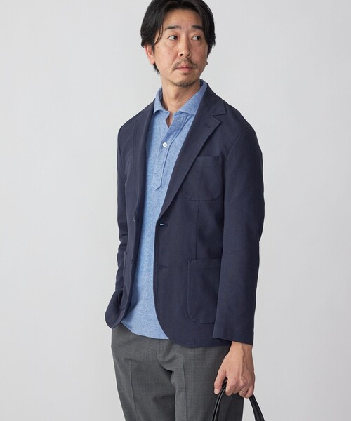 【美品】SHIPS テーラードジャケット　薄手　グレー SHIPS 「SHIPS」 テーラードジャケット MEDIUM グレー メンズ