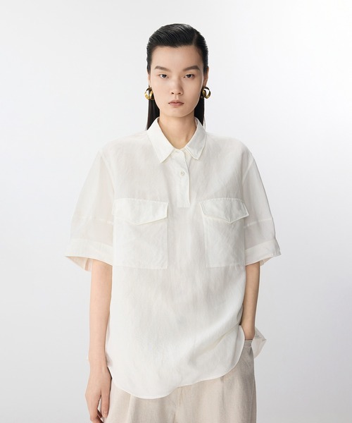 ブラウス シャツ Twist Wire Shirt / ツイストワイヤーシャツ レディース