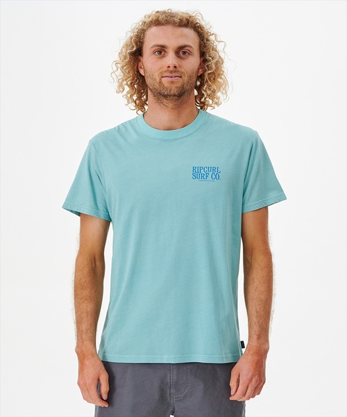 「RIP CURL」 半袖Tシャツ LARGE ナチュラル メンズ