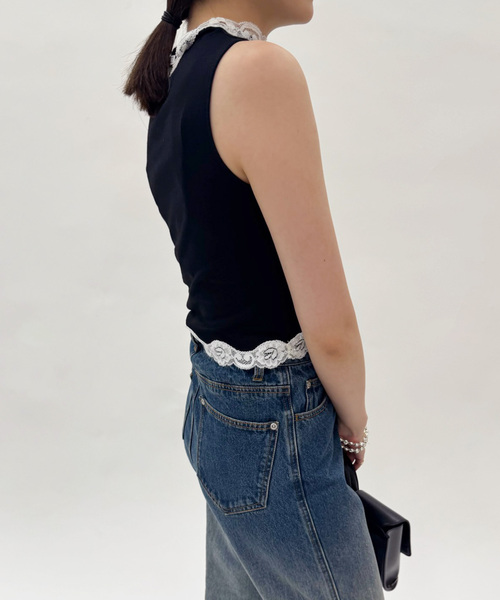 トップス edit. for lulu operasports LIZA TOP The Liza Top (OLL240-BLM) - Black Metallic - FINAL SALE – Oh