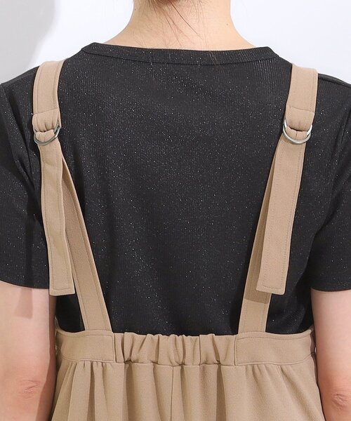 SHOO・LA・RUE(シューラルー) サロペット オーバーオール 「洗える/S SHOO・LA・RUE(シューラルー) サロペット オーバーオール 「洗える/S