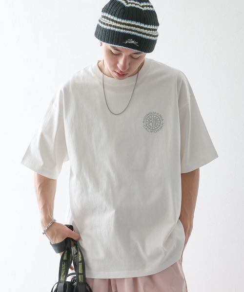 「Ridingmania」 半袖Tシャツ MEDIUM ブルー メンズ