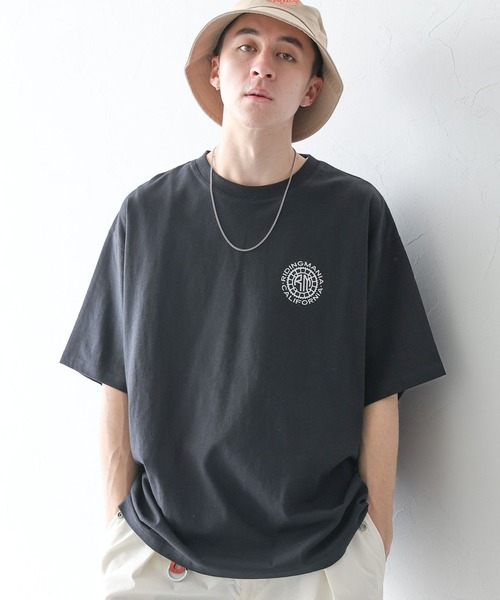 「Ridingmania」 半袖Tシャツ MEDIUM ブルー メンズ