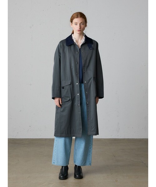 MidiUmi コート アウター ハンティングロングコート レディース