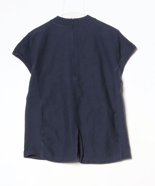 「Champion」 半袖カットソー M ネイビー レディース