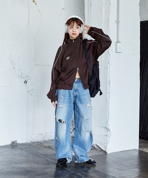 UMBRO × PUBLUX/アンブロ パイピングジャージー トラックジャケット UMBRO/パイピング ジャージー トラックジャケット 限定展開