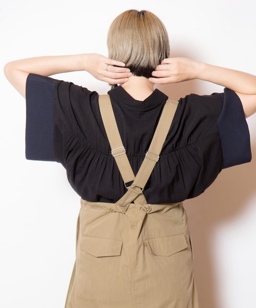 OSMOSIS（オズモーシス） ジャンパースカート サスペンダー付