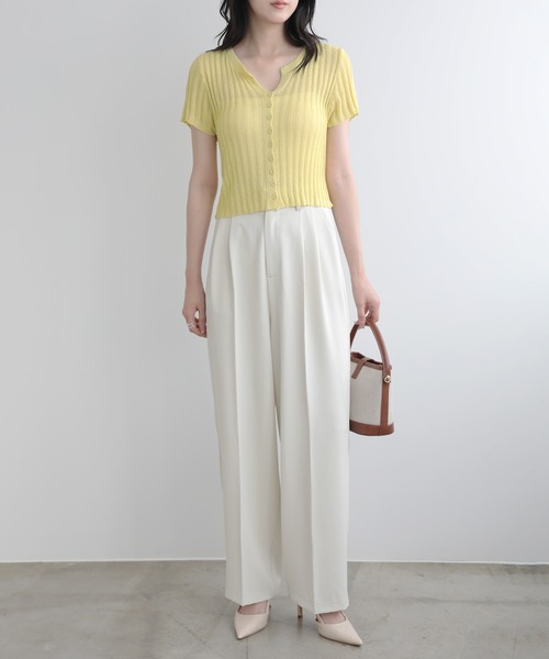 SUNFLOWER EIGHT（サンフラワーエイト） パンツ ダブルタックワイド