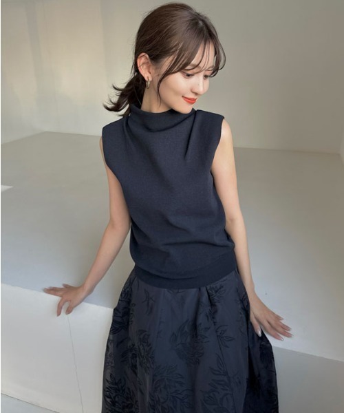 anuans 「anuans」 セットアップ SMALL ネイビー レディース